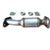 Image 2 of Toyota Sienna 11-16 3.5L V6 Front wheel drive UNDERBODY Catalytic Converter