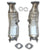 2014-2019 Infiniti Q70 Bank 1 and 2 Catalytic Converter 3.7L V6 PAIR OEM GRADE