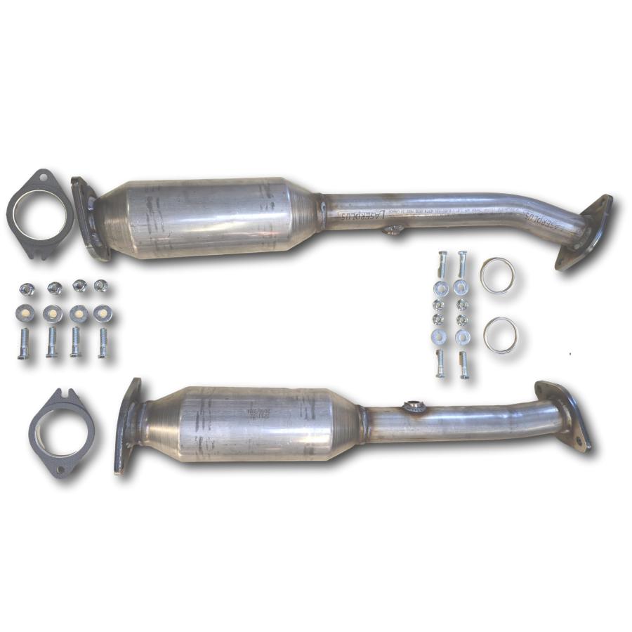 Infiniti QX80 2014-2015 Catalytic Converters 5.6L V8 REAR PAIR top view