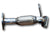 Kia Rondo 2.4L 4 cylinder exhaust flex pipe 2009-2012