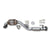 Mazda MPV 02-06 catalytic converter RIGHT REAR