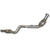 Chrysler Crossfire SRT6 2005 to 2006 Catalytic Converter 3.2L V6 RIGHT SIDE