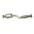 Hyundai Elantra 2.0L 4 Cylinder Rear Catalytic Converter Side View
