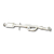 2001 Hyundai XG300 3.5L V6 Flex Catalytic Converter Right Side View