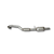 Hyundai Santa FE 2.4L Rear Catalytic Converter Left Side View